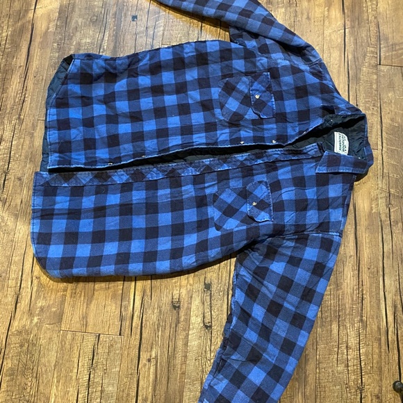 Outdoor Exchange Blue Plaid Jacket - Picture 4 of 7